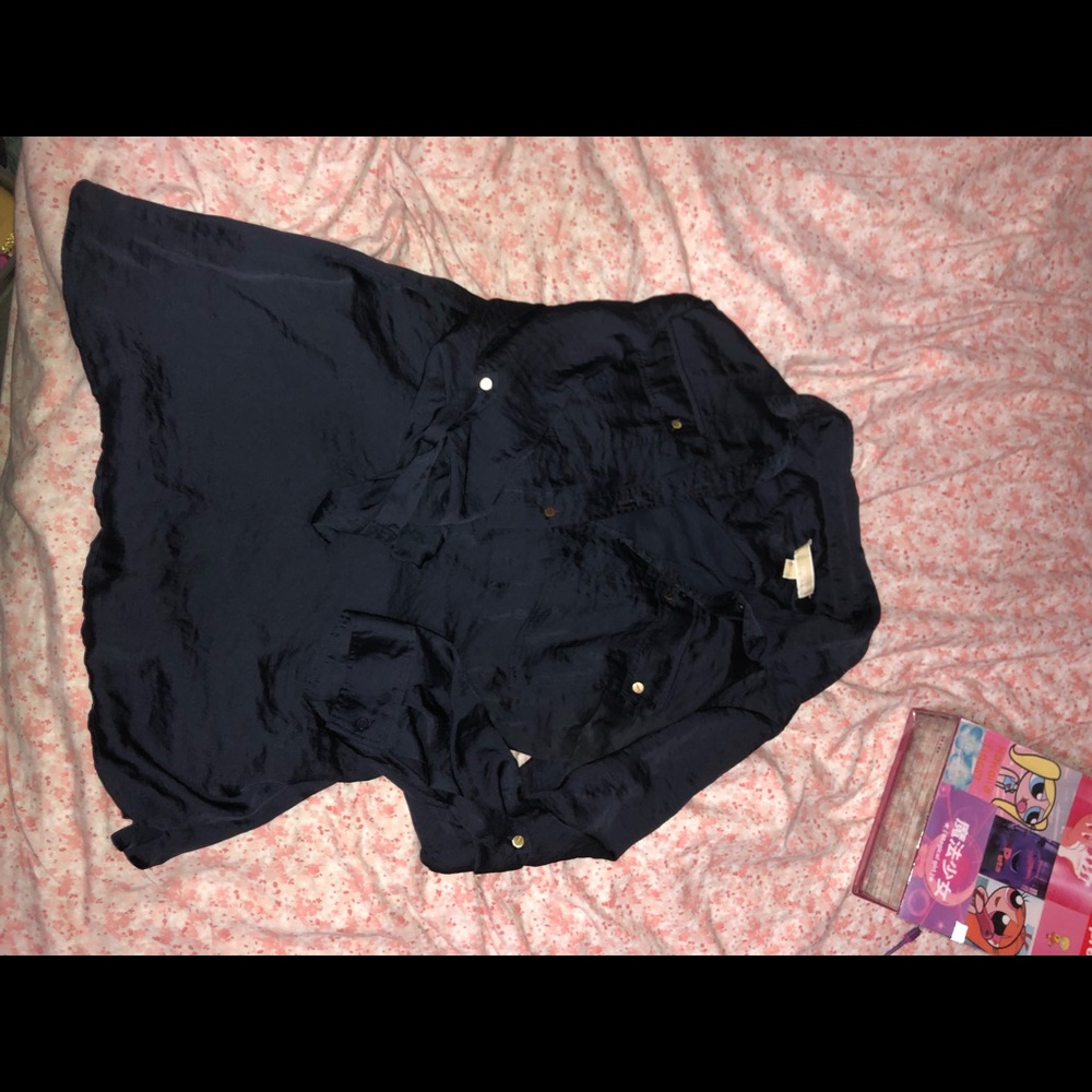 🍬VINTAGE🍬 silk MK shirt